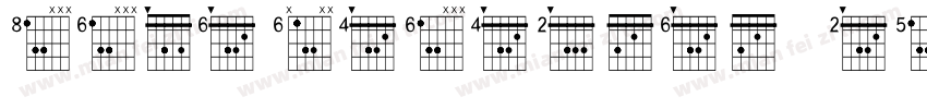 Opus Japanese Chords字体转换